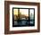 Window View, Special Series, Sunset, Empire State Building, Manhattan, New York, United States-Philippe Hugonnard-Framed Photographic Print