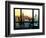 Window View, Special Series, Sunset, Empire State Building, Manhattan, New York, United States-Philippe Hugonnard-Framed Photographic Print