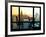 Window View, Special Series, Sunset, Empire State Building, Manhattan, New York, United States-Philippe Hugonnard-Framed Photographic Print