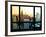 Window View, Special Series, Sunset, Empire State Building, Manhattan, New York, United States-Philippe Hugonnard-Framed Photographic Print