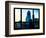 Window View, Special Series, Sunset Philly Skyscrapers View, Philadelphia, Pennsylvania, US, USA-Philippe Hugonnard-Framed Photographic Print