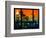 Window View, Special Series, the New Yorker Hotel, Empire State Building, Manhattan by Night, NYC-Philippe Hugonnard-Framed Photographic Print