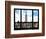 Window View, Special Series, Urban Skyline, Empire State Building, Midtown Manhattan, NYC-Philippe Hugonnard-Framed Photographic Print