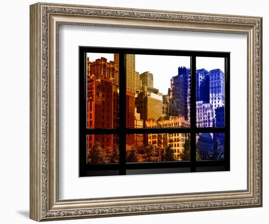 Window View, Special Series, World Trade Center, Buildings and Structures, Manhattan, NYC, US-Philippe Hugonnard-Framed Photographic Print