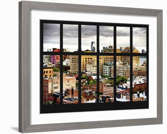 Window View - The Meatpacking District View - West Village - Manhattan - New York City-Philippe Hugonnard-Framed Photographic Print