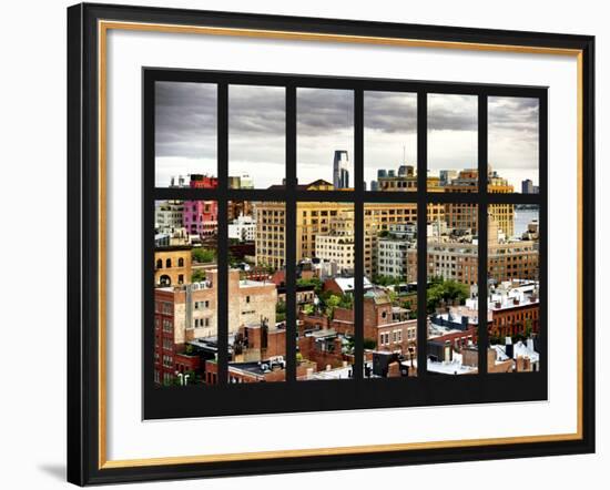 Window View - The Meatpacking District View - West Village - Manhattan - New York City-Philippe Hugonnard-Framed Photographic Print