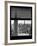 Window View with Venetian Blinds: New York Landscape-Philippe Hugonnard-Framed Photographic Print