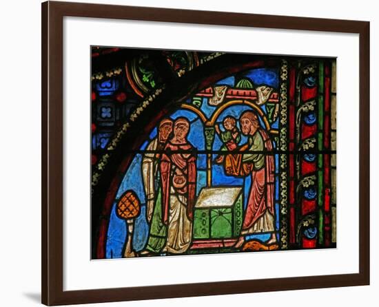 Window W0 Depicting the Presentation in the Temple-null-Framed Giclee Print