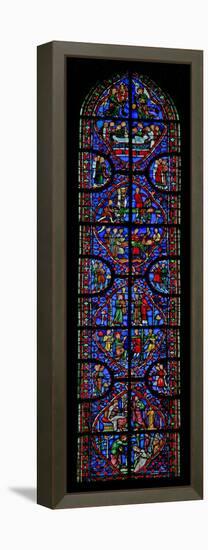 Window W11 Depicting St Andrew's Martyrdom-null-Framed Premier Image Canvas