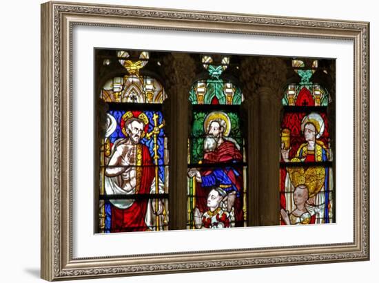 Window W137 Depicting St Mary Magdalene, Christ and St Anthony-null-Framed Giclee Print