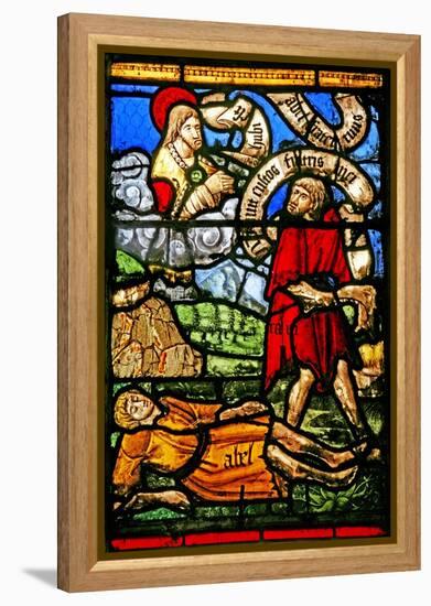 Window W2 Depicting Cain Kills Abel-null-Framed Premier Image Canvas