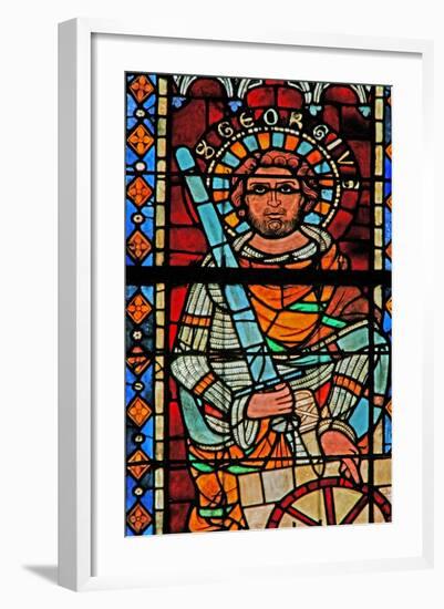Window W203 Depicting St George-null-Framed Giclee Print