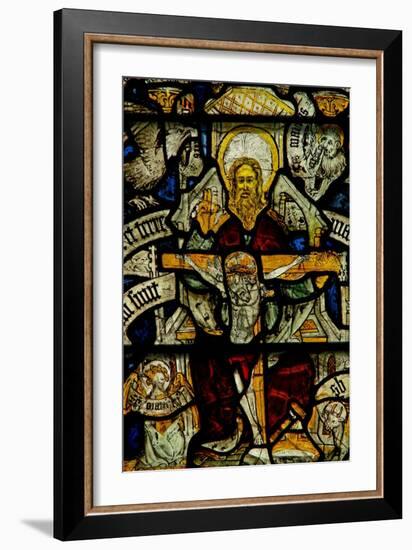 Window W24 Depicting the Trinity-null-Framed Giclee Print