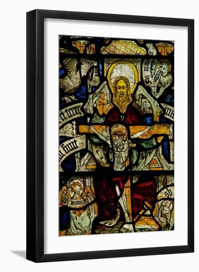 Window W24 Depicting the Trinity-null-Framed Giclee Print