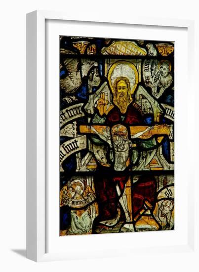 Window W24 Depicting the Trinity-null-Framed Giclee Print