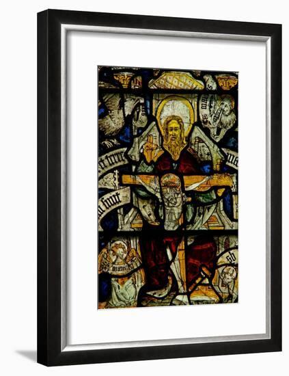 Window W24 Depicting the Trinity-null-Framed Giclee Print