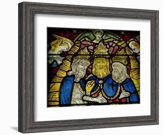 Window W25 Depicting the Trinity-null-Framed Giclee Print