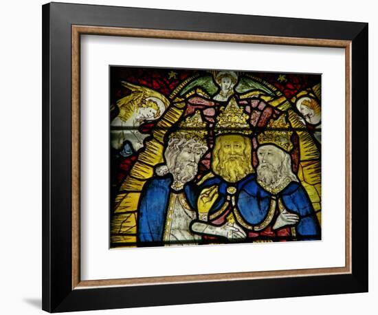 Window W25 Depicting the Trinity-null-Framed Giclee Print