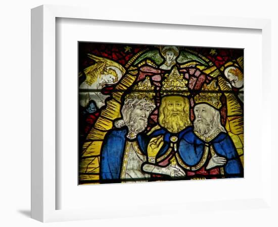 Window W25 Depicting the Trinity-null-Framed Giclee Print