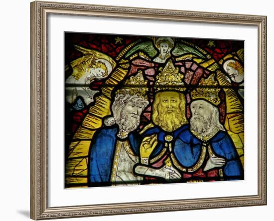 Window W25 Depicting the Trinity-null-Framed Giclee Print