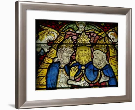 Window W25 Depicting the Trinity-null-Framed Giclee Print