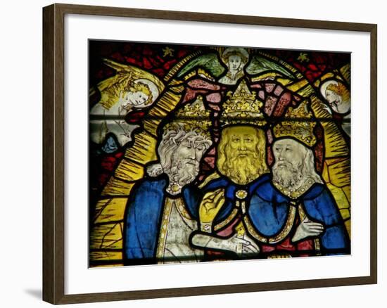 Window W25 Depicting the Trinity-null-Framed Giclee Print