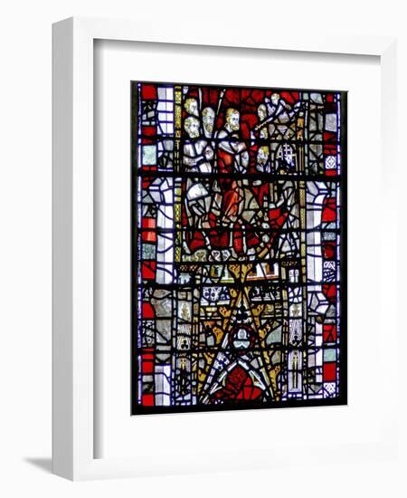 Window W3 Depicting the Entry into Jerusalem-null-Framed Giclee Print