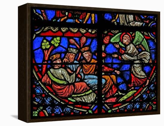 Window W3 Depicting the Magi are Warned in a Dream-null-Framed Premier Image Canvas