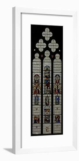 Window W36 Depicting a Composite Window of Foreign and English Panels C14 and C16-null-Framed Giclee Print