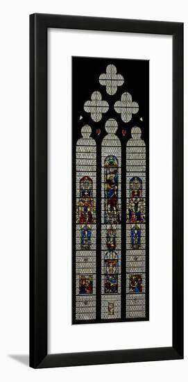 Window W36 Depicting a Composite Window of Foreign and English Panels C14 and C16-null-Framed Giclee Print