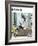 "Window Washer" Saturday Evening Post Cover, September 17,1960-Norman Rockwell-Framed Giclee Print