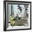 "Window Washer", September 17,1960-Norman Rockwell-Framed Giclee Print