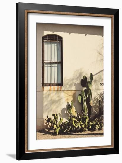 Window with Cactus-Jillian Melnyk-Framed Photographic Print