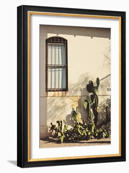 Window with Cactus-Jillian Melnyk-Framed Photographic Print