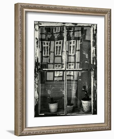 Window with Reflection, Europe, 1972-Brett Weston-Framed Photographic Print