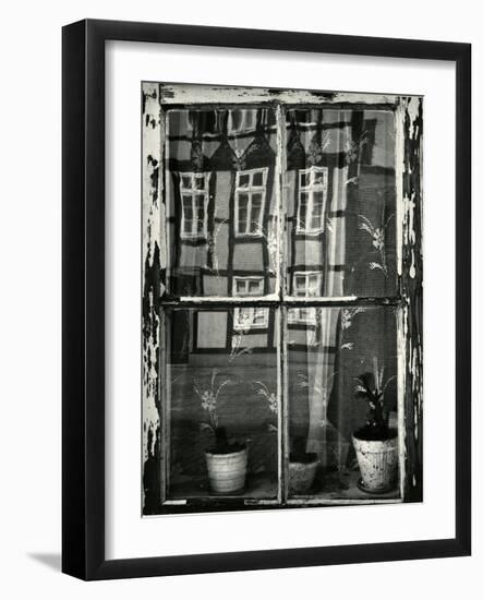 Window with Reflection, Europe, 1972-Brett Weston-Framed Photographic Print