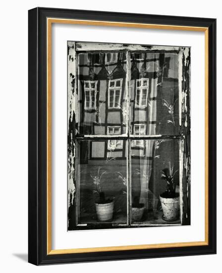 Window with Reflection, Europe, 1972-Brett Weston-Framed Photographic Print