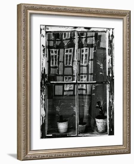 Window with Reflections, Europe, 1972-Brett Weston-Framed Photographic Print