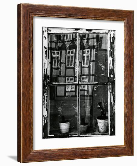 Window with Reflections, Europe, 1972-Brett Weston-Framed Photographic Print