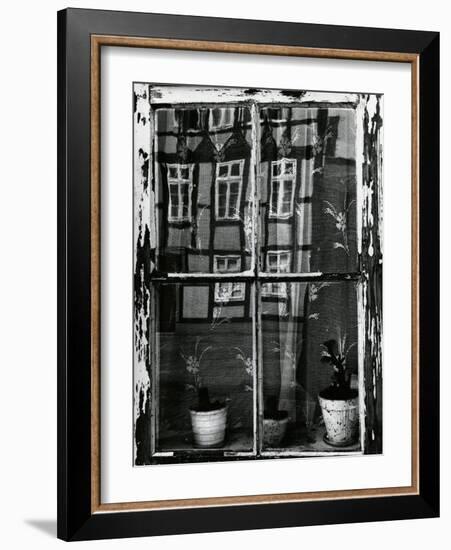 Window with Reflections, Europe, 1972-Brett Weston-Framed Photographic Print