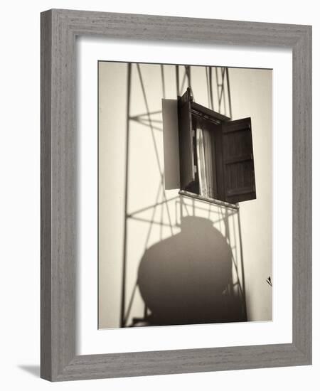 Window with Shadows-Tim Kahane-Framed Photographic Print