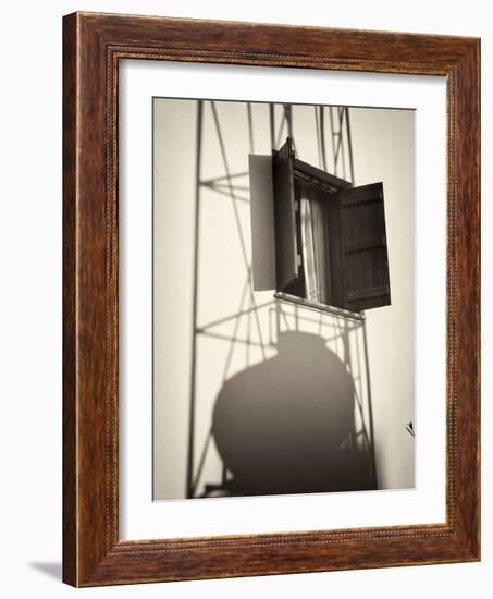 Window with Shadows-Tim Kahane-Framed Photographic Print