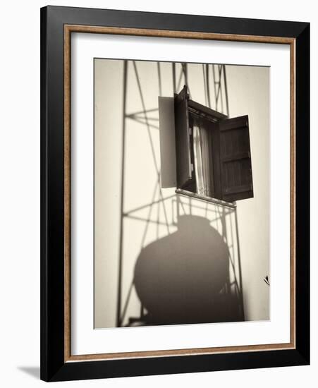 Window with Shadows-Tim Kahane-Framed Photographic Print