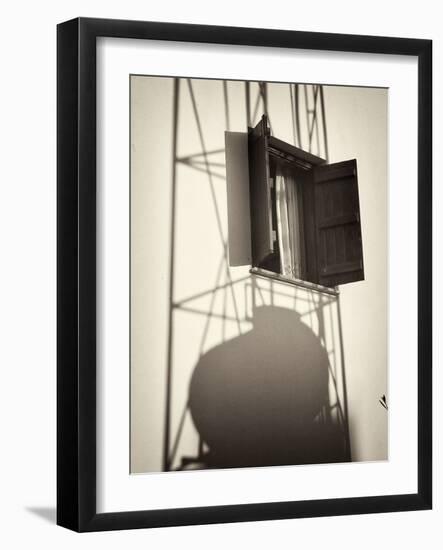 Window with Shadows-Tim Kahane-Framed Photographic Print