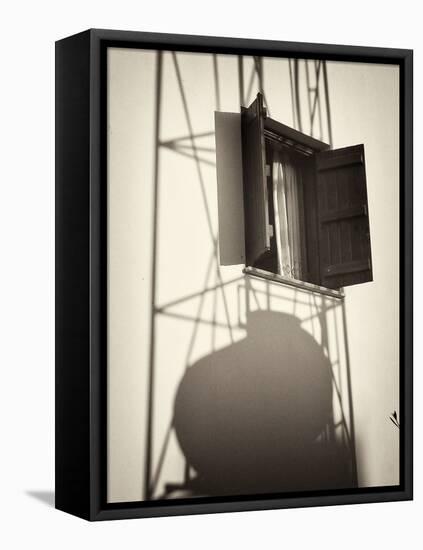 Window with Shadows-Tim Kahane-Framed Premier Image Canvas