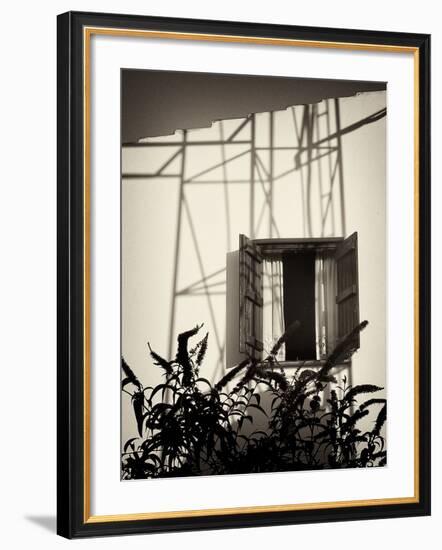 Window with Shadows-Tim Kahane-Framed Photographic Print