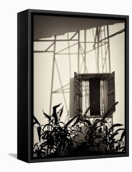 Window with Shadows-Tim Kahane-Framed Premier Image Canvas