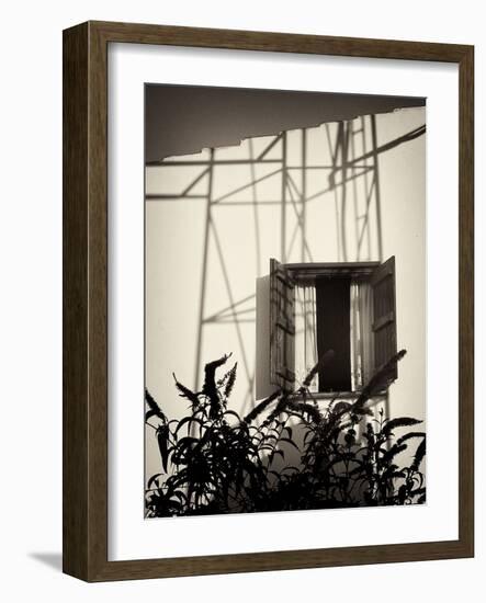 Window with Shadows-Tim Kahane-Framed Photographic Print