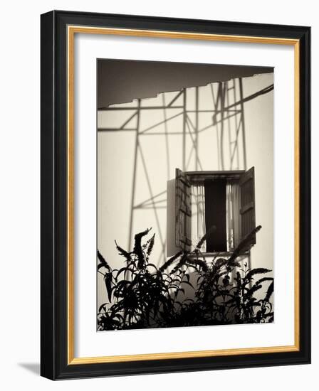 Window with Shadows-Tim Kahane-Framed Photographic Print