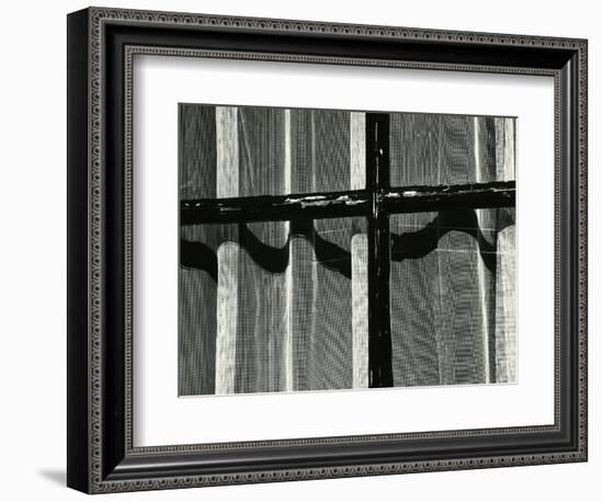 Window with Sheet Curtain, Europe, 1972-Brett Weston-Framed Photographic Print